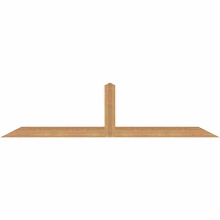 Ekena Millwork Portland Smooth Timber Gable Bracket, Western Red Cedar, 72"W x 18"H x 1 1/2"D x 3 1/2"F, 6/12 Pitch GBW072X18X0204POR00SWR